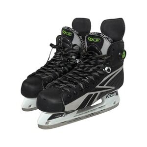 Reebok RBK 5K Pump Ice Hockey Skates Mens Size 9.5 Wide E Shoe Size 11 Black